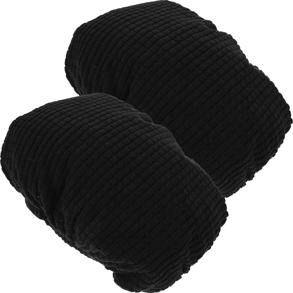 

2Pcs Heavy Duty Chair Headrest Cover Elastic Edge Secure Fit Office Computer Chair Head Cushion Sleeve Scratch Proof