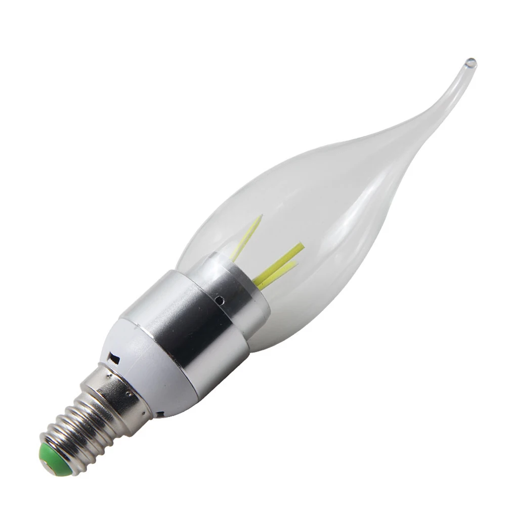 1pc e14 LED Filament Cob Licht dekorative LED-Leuchten 85-265v 260lm Cob Edison Glühbirne 3w LED für Kronleuchter Beleuchtung LED-Leuchten