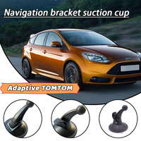1PC Round ABS Wall Mount For GPS Suction Cup Holder Car Navigation Mounting Bracket Suitable For TOMTOM Durable Car Accessories