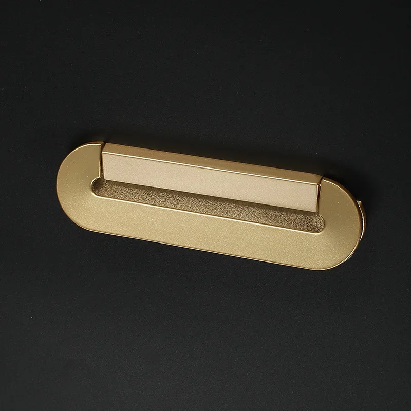 Zinc Alloy Gusset Plate Concealed Handle Hidden Handle Modern Simple European Style Handle