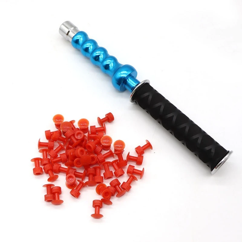 

Professional PDR Paintless Dent Repair Tools Slide Hammer Kit with Glue Puller Tabs for Car Body Hail Damage Removal Set