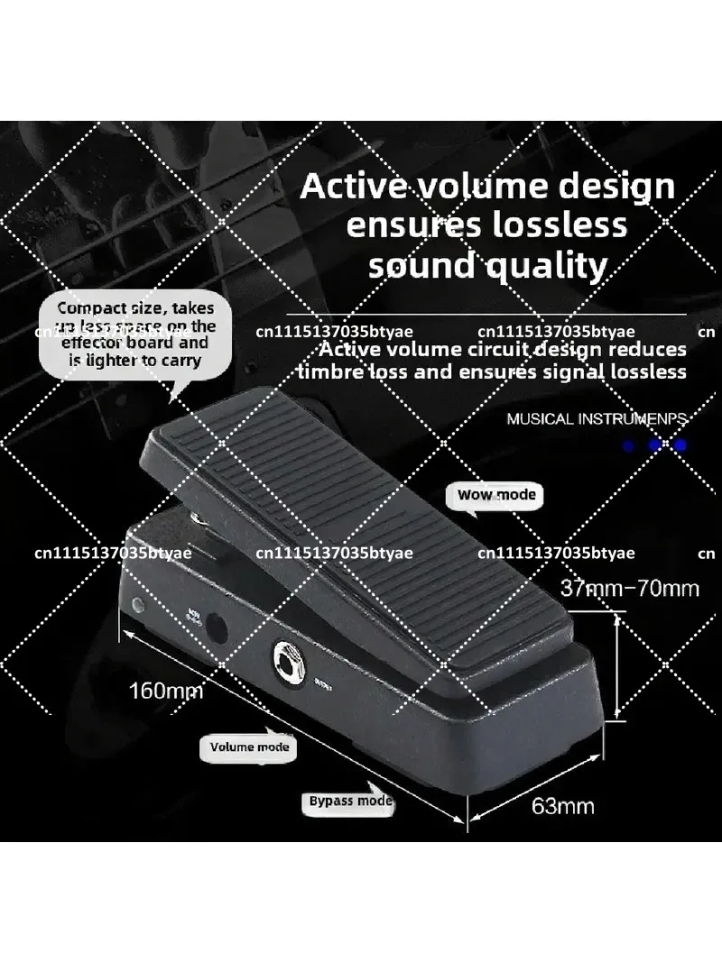 Multi-Effects Guitar Pedal with Volume Control, 2-in-1 Compact Lightweight Design