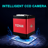 YIZHAN  13MP VGA Microscope Camera Digital Electronic HD Industrial Camera + 130/180X Adjustable Lens For Repair PCB Soldering