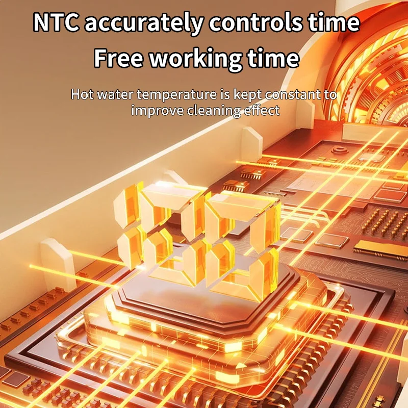 Ręczna myjka parowa Przenośna, wysokotemperaturowa maszyna do czyszczenia parą pod ciśnieniem z główką szczoteczki do kuchni Łazienka Samochód