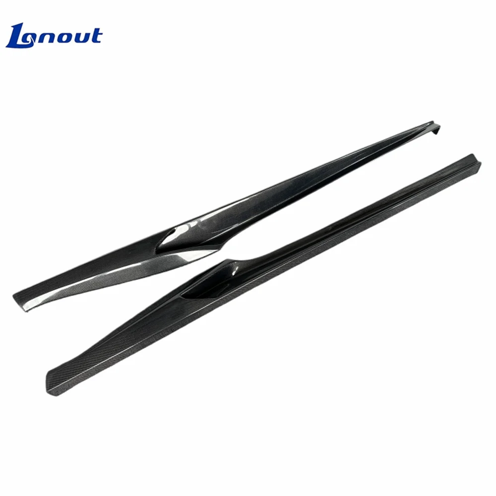 Body Side Edge air Turbulence Kit for Ferrari 488GTB Modified N Style 3k High-quality Dry Carbon Fiber Side Skirt Body Kit