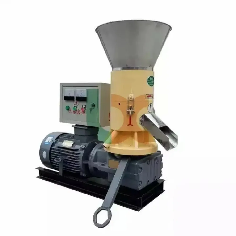 High Production Line Machine Particle Crusher Wood Pellet Maker Price Wood Chip Biomass Fuel Machine.