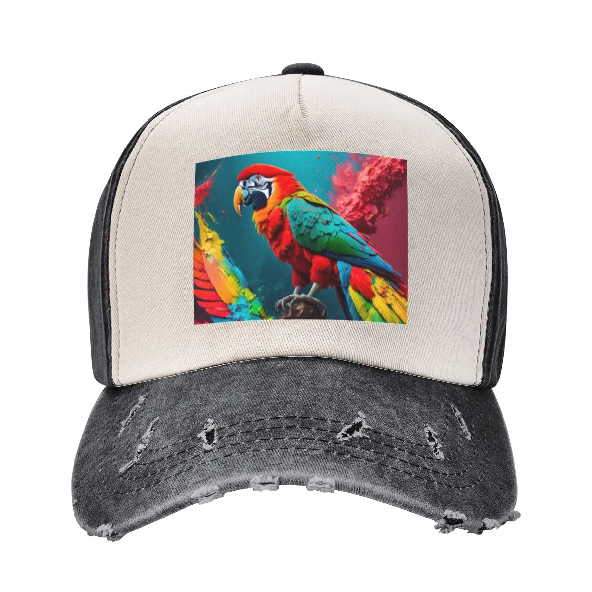 Parrot Baseball Cap Golf Cap Luxury Cap funny hat Woman Men's