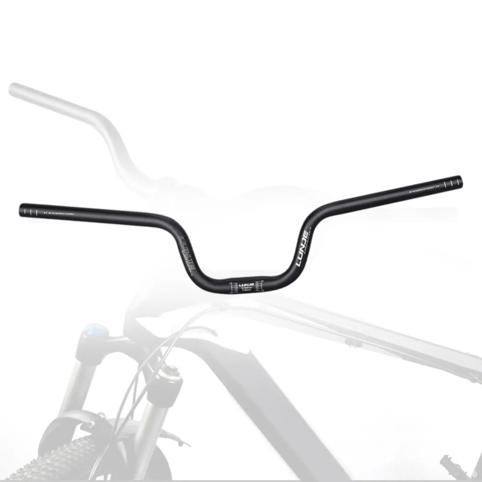 Guidon Riser - Idéal pour les VTT, vélos de route et vélos hybrides - Compatible avec potence 25,4 mm et extrémités de guidon 22,2 mm - Plusieurs options, 600 mm 90 mm