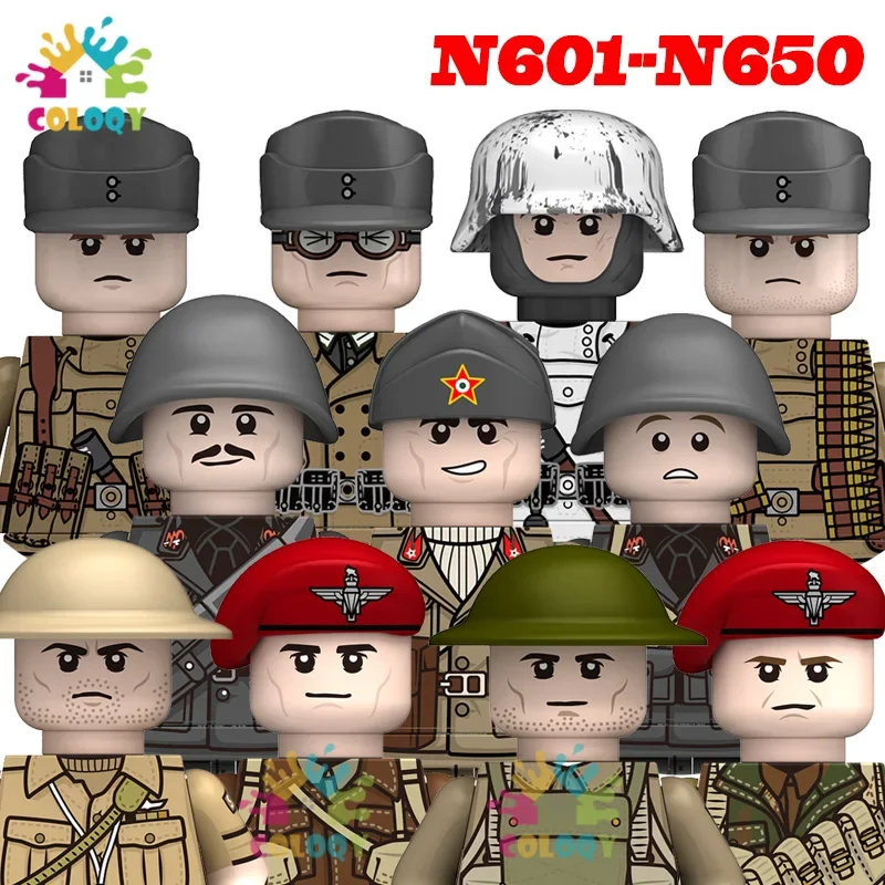 

Новые детские игрушки, набор WW2, строительные блоки, Великобритания, советские солдаты, мини-фигурки, развивающие игрушки для детей, мальчиков, рождественские подарки