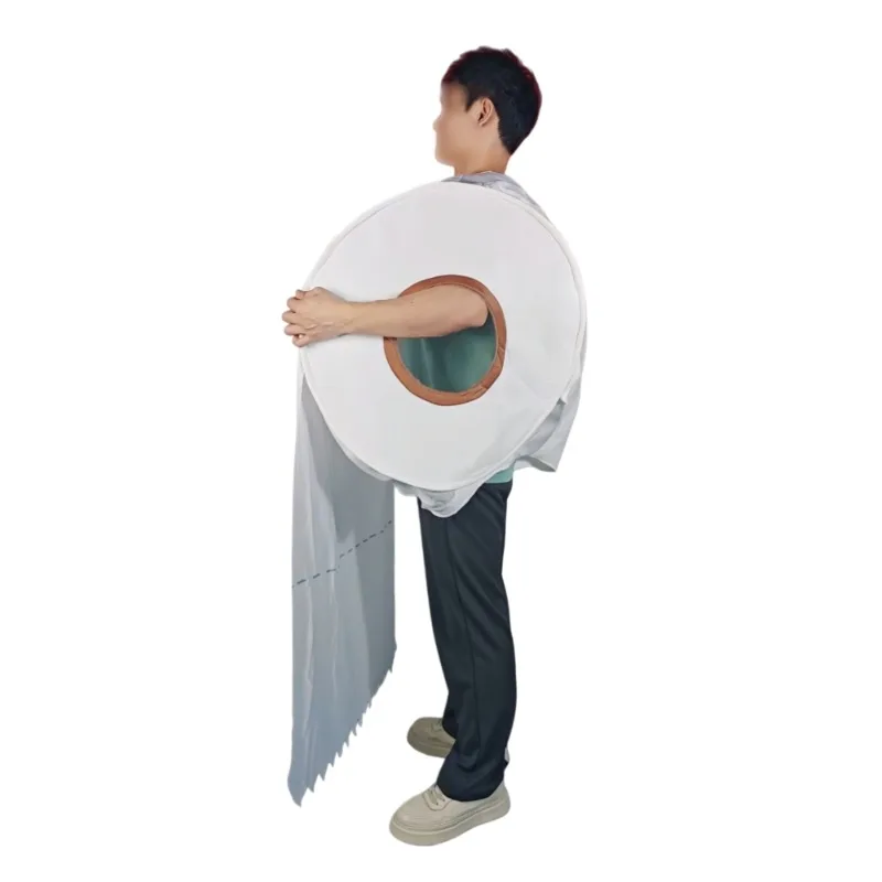 2025 حفلة عيد الميلاد الأبيض الجديد مضحك ورق التواليت زي تأثيري الزي للمقالب #5