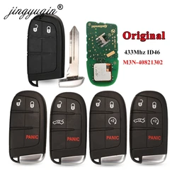 jingyuqin Genuine Parts Smart Remote Key Fob For Dodge Journey Challenger SRT CK Charger M3N40821302 433MHz ID46 Chip 2/3/4/5BTN