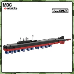 MOC WW2 Military KMS Bismarck Battleship Building Blocks Set Navy Warship Heavy Cruiser Bricks Model Toy Adult Gift