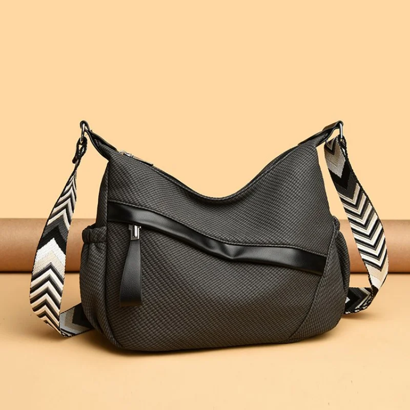 

Durable Messenger Bag For Women In High-Quality Leather, Crossbody Carry By Famous Designer For Hands-Free Convenience