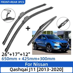 3 sztuk dla Nissan Qashqai J11 2013-2020 26 