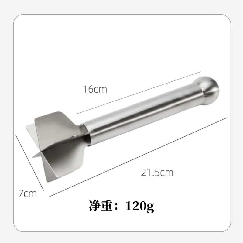 304 Stainless Steel Electric Meat Grinder With 6 Blades Multi Function Kitchen Mincer For Potato Mashing Minced Meat