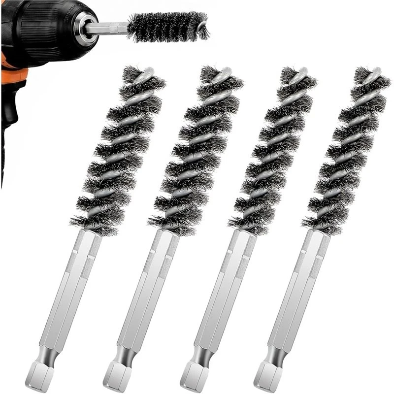 A89E-4 Pack Golf Club Hosel Brush,Stainless Steel Wire Brush