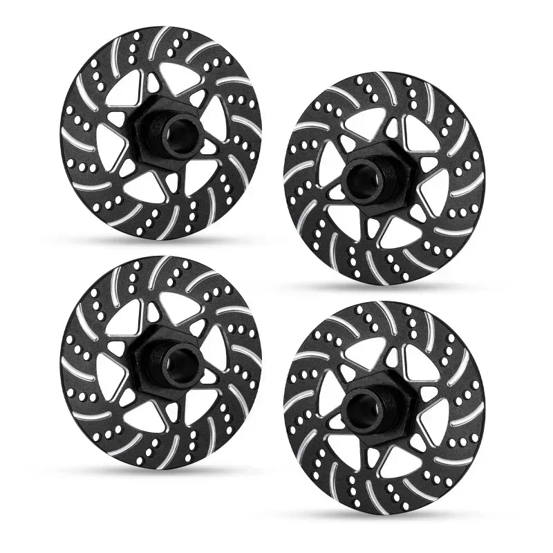 4pcs Metal Brake Disc Wheel Hex Hub Adapter 17mm for Arrma 1/7 Infraction Limitless Felony 1/8 Typhon Upgrade Parts