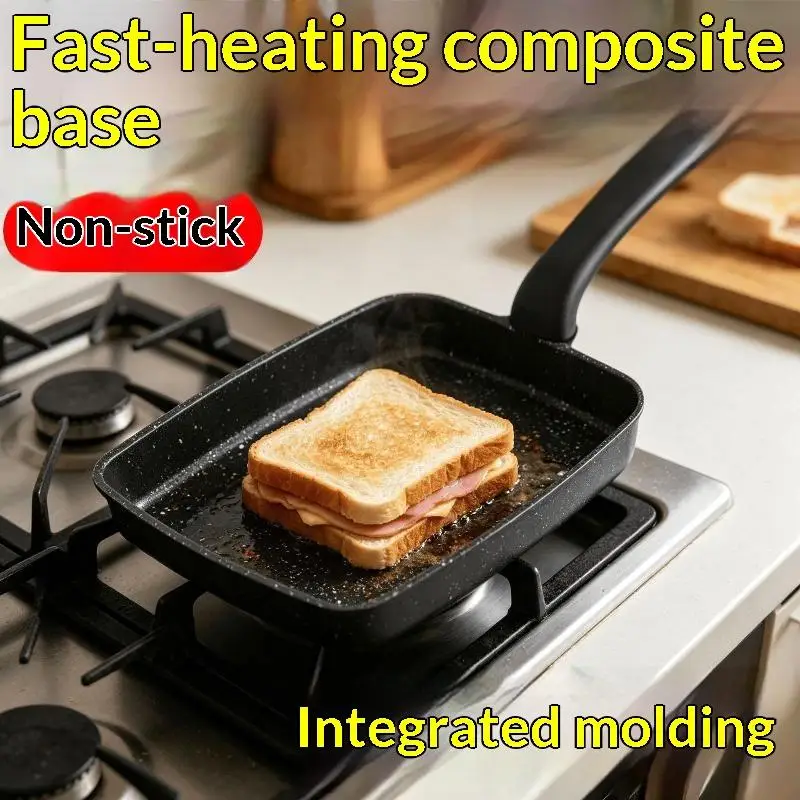 Tamagoyaki Japanese Omelette Pan Nonstick Rectangle Frying Pan Small Egg Frying Skillet Cooking Tools Kitchen Accessories