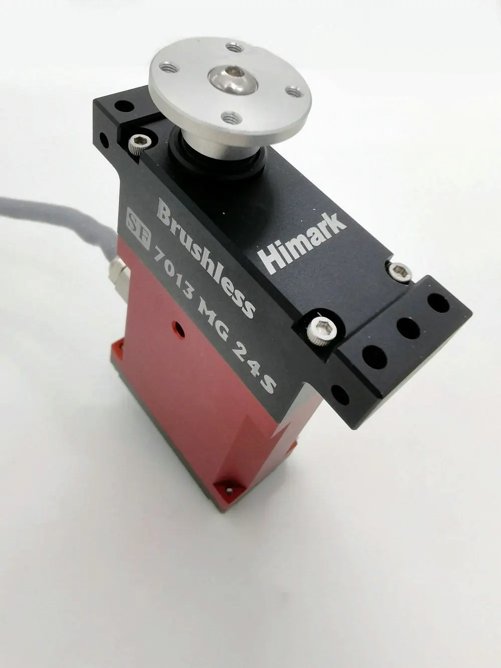 ​ ​ Himark SF07013MG 24V ±60 °   Servo de perfil bajo con retroalimentación de bus CAN sin escobillas de alto par IP67 resistente al agua de 70KG