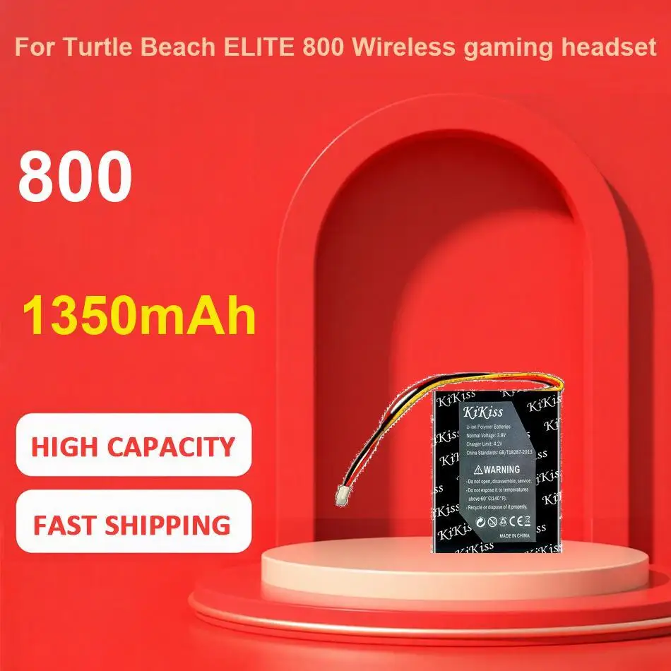 

800 Battery For Turtle Beach ELITE 800 Wireless gaming headset