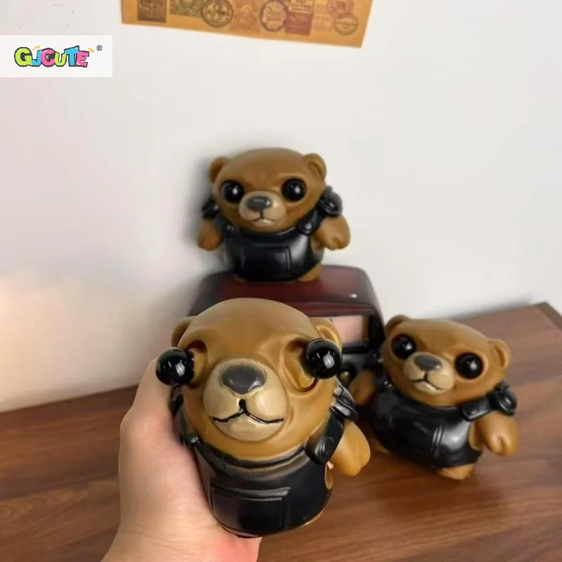 Valorant Game Doll 3D Tactical Bear Squeeze Toy Creative Stress Relief Toy Soft Mochi Toys For Adult Kid Gifts