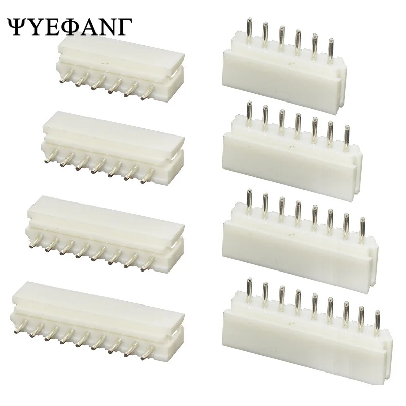 20PCS 5264 Connector 2.5mm Pitch Vertical PCB Pin Header 5264 2P 3P 4P 5P 6P Wire to Board Through Hole Type