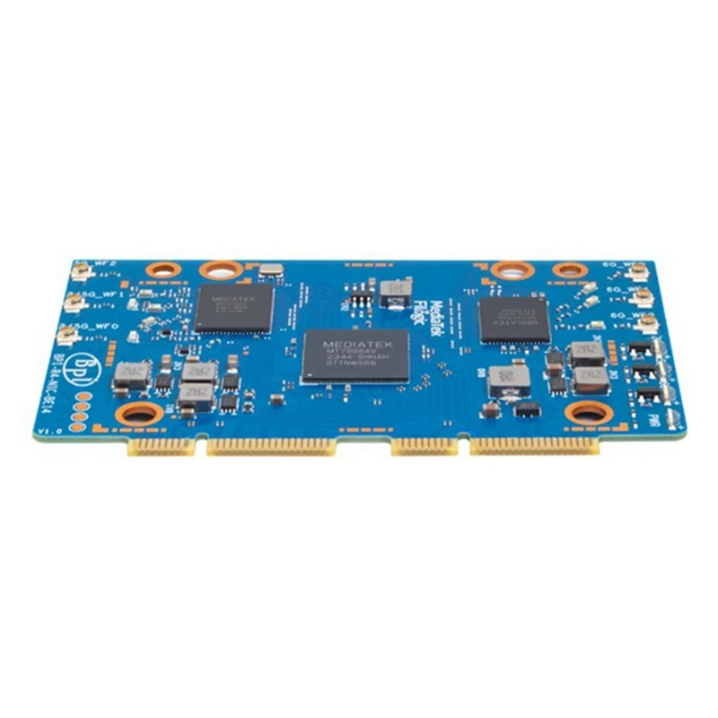 Dla Banana Pi BPI-R4-NIC-BE14 moduł Wifi7 akcesoria dla BPI-R4 MT7995AV Chipset 2 Pcie 3.0 interfejs, 6 sztuk anteny