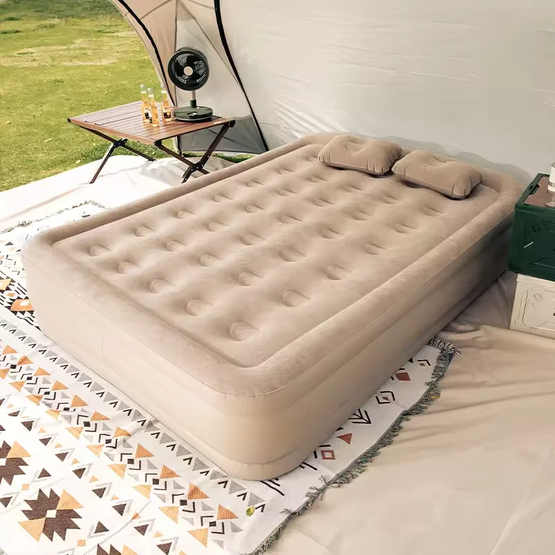 

Customized Elegant Convertible PVC Air Cushion Headboard with Built-in Pump Foldable for Bedroom Car Park Use Mattresses Product