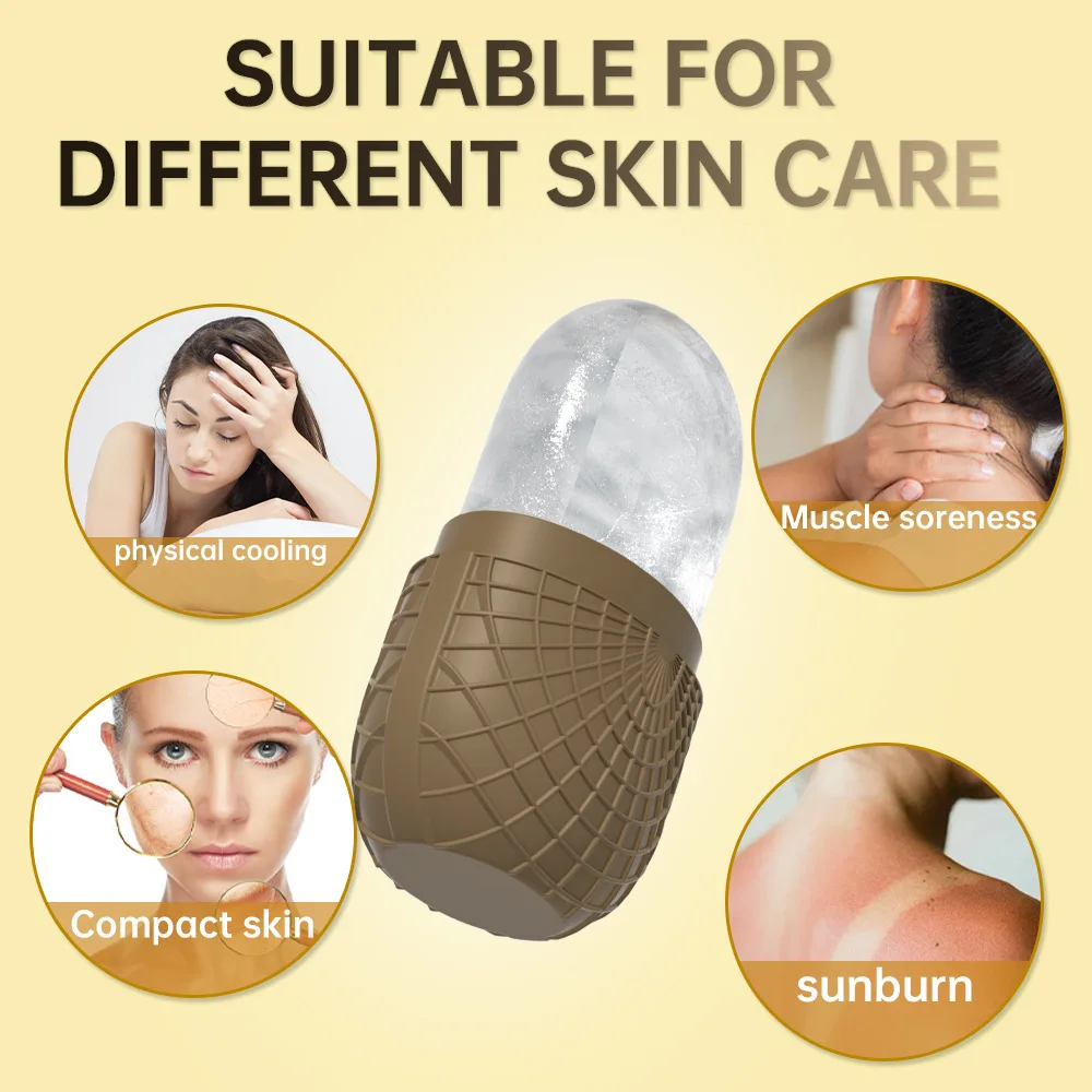 Siliconen trays Beauty Lifting Ice Ball Face Massager Contouring Eye Roller Gezichtsbehandeling Verminder acne Huidverzorgingstool