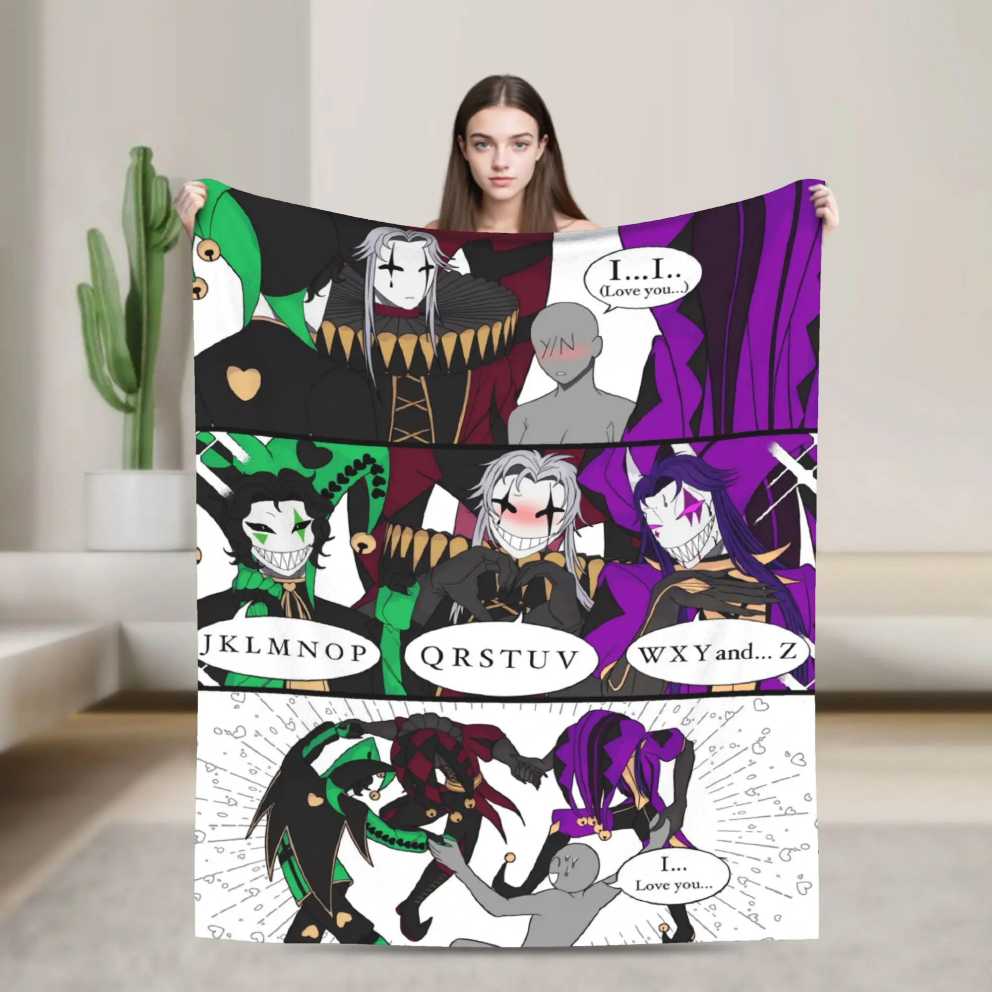 The Freak Circus Flannel Blanket  Warm Throw Blanket for Couch Bed Airplane Travel Fashion Bedspread Sofa Bed Cover