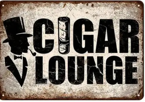 CIGAR  METAL TIN SIGN 