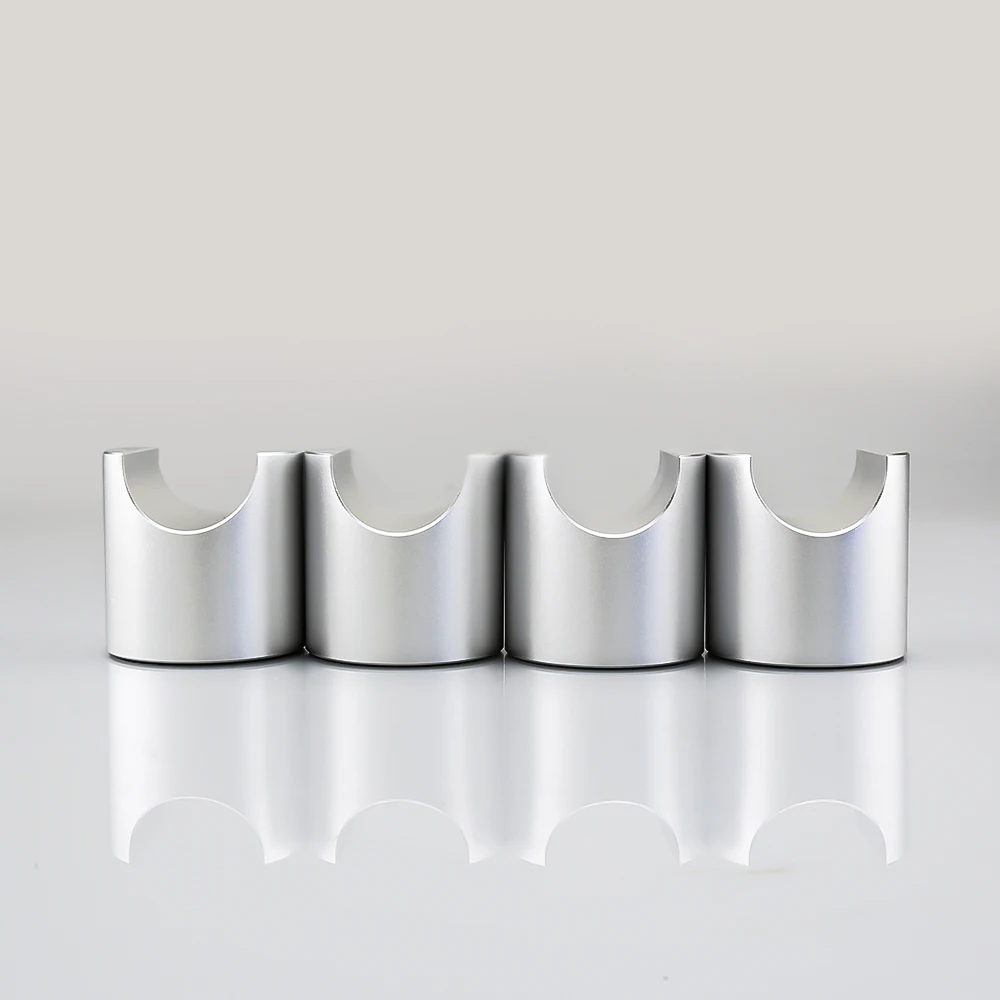 Hifi-Audio Aluminium-Kabelhalterung Kabelstütze Kabelständer Füße Polster – Detail 2