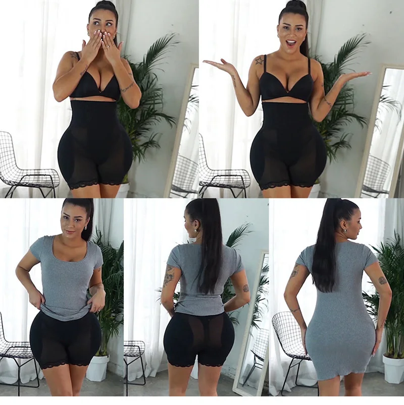 Fake Ass Gewatteerde Hip Enhancer Body Shaper Tummy Controle Slipje Afslankende Broek Taille Trainer Shaper Vrouwen Jurk Booty Butt Lifter