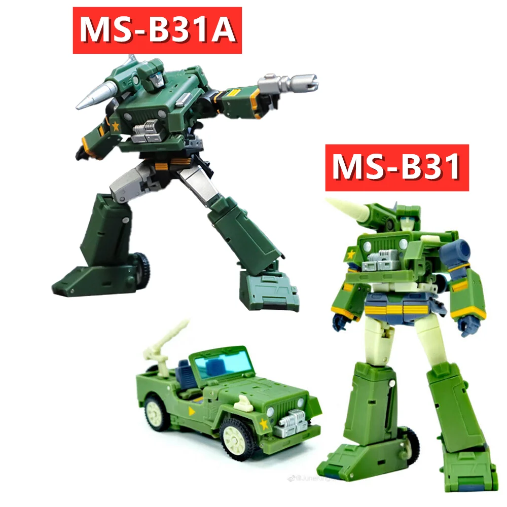 Transformation MS-TOYS MS-B31 MSB31 MS-B31A MSB31A Detective Hound Jeep G1 Scale Voyager Robot Action Figure Toy With Box