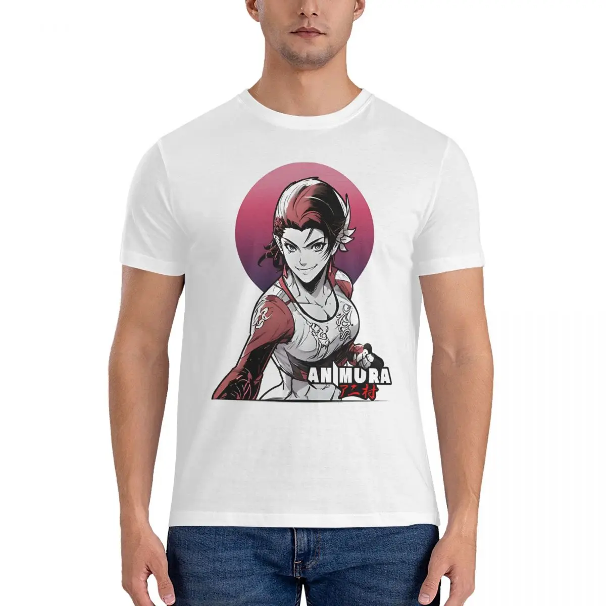 Camisetas de manga corta con cuello redondo para hombre, ropa de algodón Tekken 8, novedad