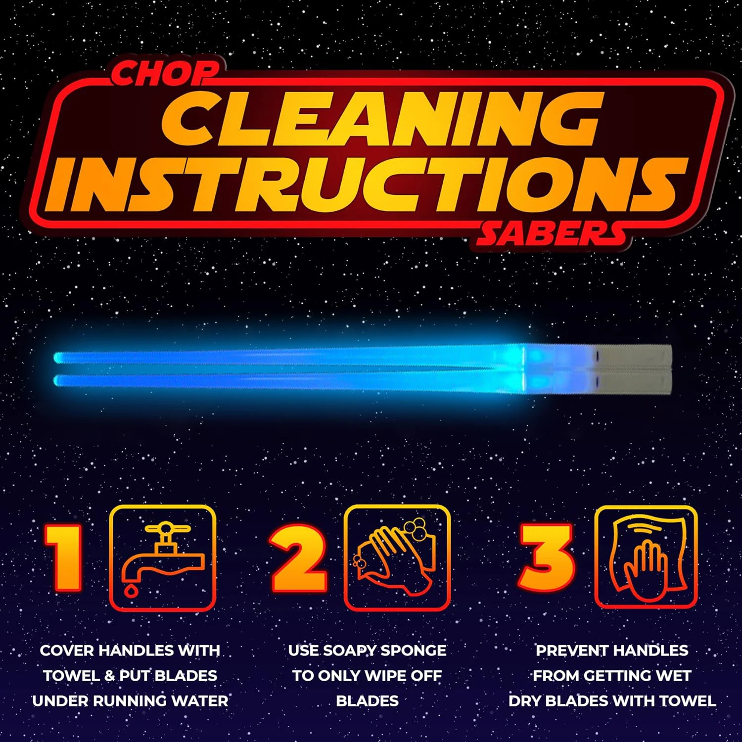 1 Pair StarWar Theme LED Lightsaber Luminous Chinese Chopsticks Detachable Washable BPA Free Chopsticks Kitchen Tableware