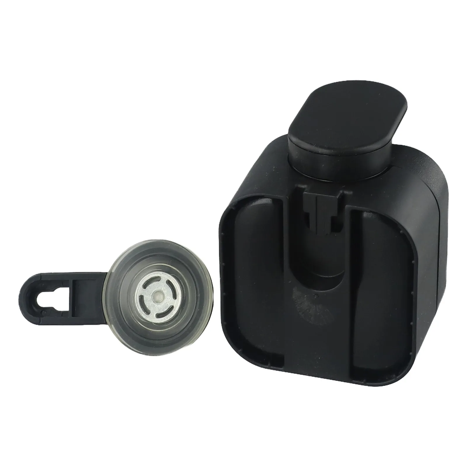 

Soap Box Soap Dispenser Bath Accessories 11*8.5*9cm ABS Black/White Wall Mounted Waterproof Space Saving Reusable