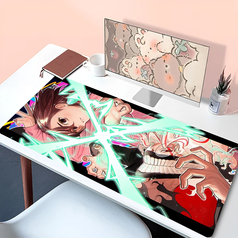 

Mouse Pad PC Kawaii Anime Girl Keyboard Rug Laptop Dandadan Gaming Accessories Mousepad Ayase Momo Takakura Ken Seiko Desk Mat