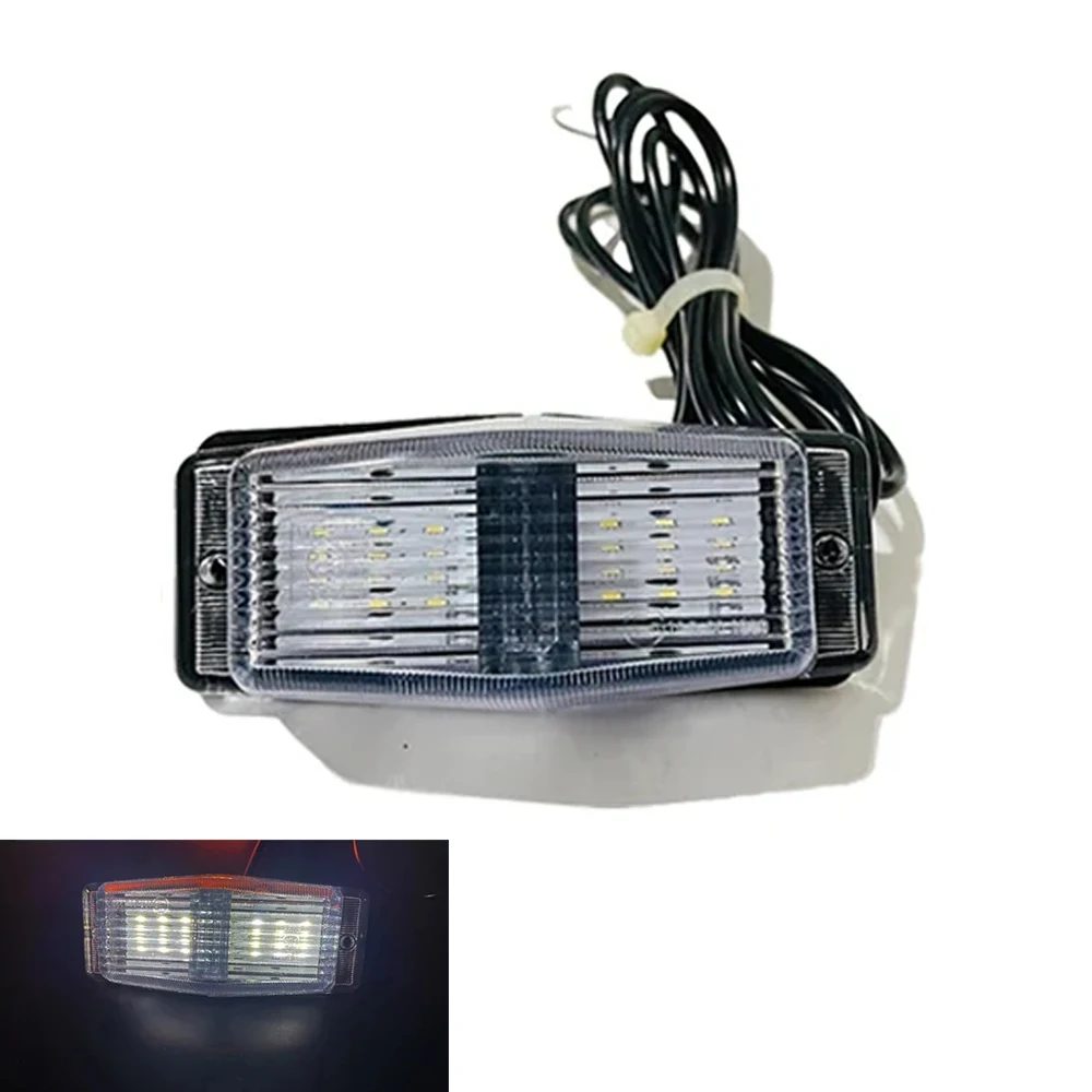 ATVOV 4PCS 24V LED Marker Light Front Grill Double Burner Pole Indicator Marker Lamp For Scania Volvo Man Benz Truck Lorry E6
