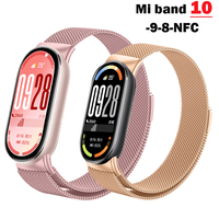 Milanese Loop For xiaomi Mi Band 10 NFC Strap Replacement correa miband10 sport watch band for xiaomi smart band 9-8 accessories