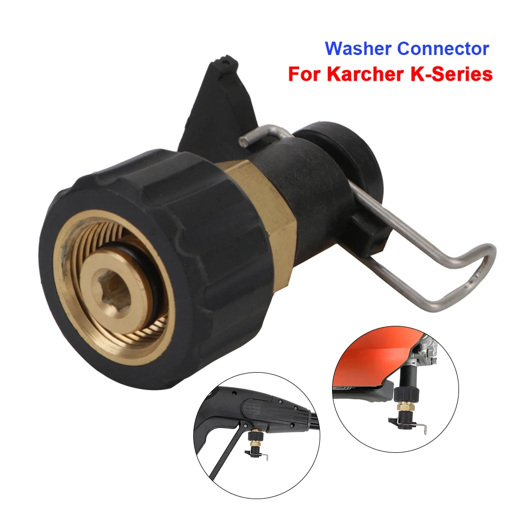 Hose Extension Connector for Karcher K-Series/ Bosch /AR/Nifisk High Pressure Washer Water Cleaning Hose Male Outlet Adapter Hos