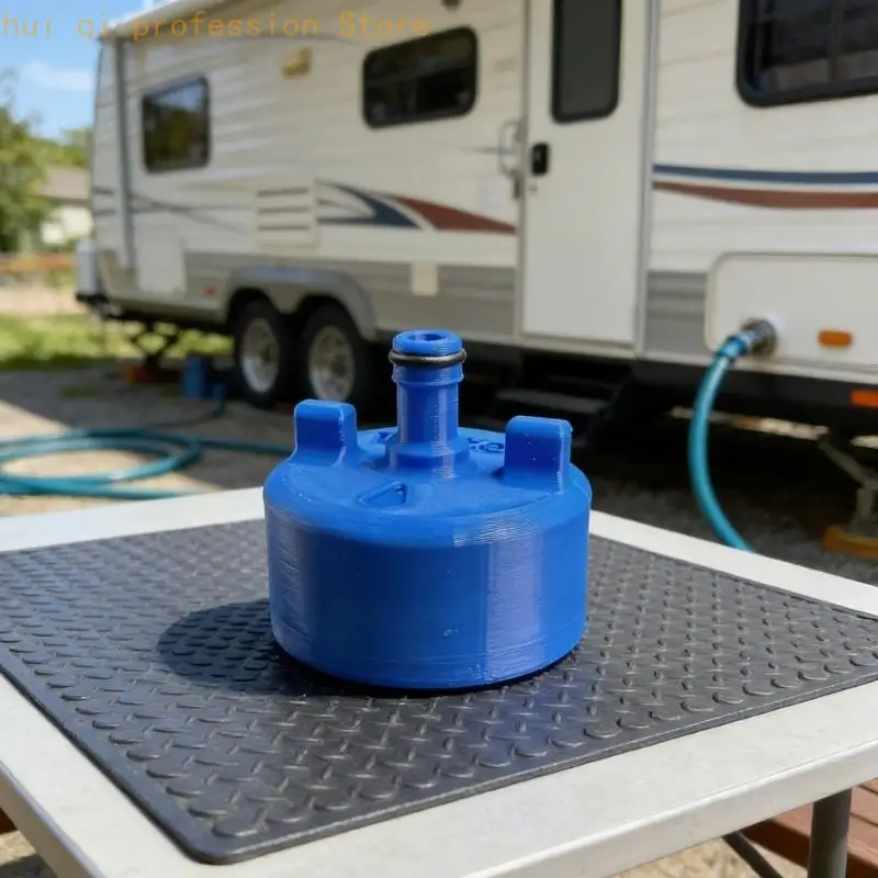 Tragbarer Wassereinlass-Adapter für Wohnmobile, auslaufsicher mit sicherer Dichtungstechnologie, perfekt für Roadtrips und – Detail 4