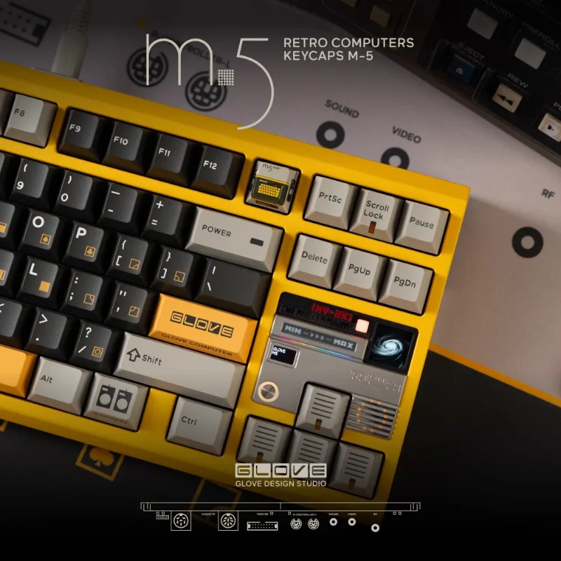 

M-5 Retro Style PBT Material Two-color Original Factory Customized Mechanical Keyboard Office Keyboard Customized Keycap