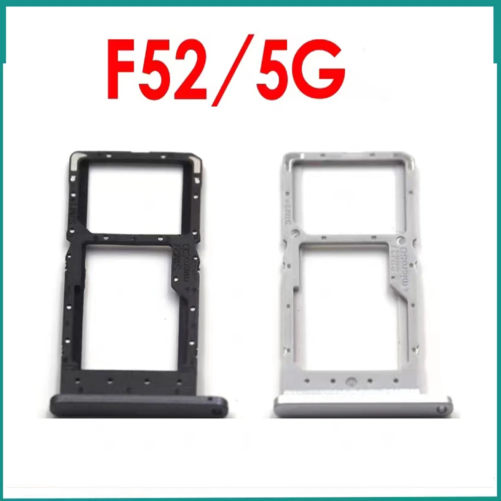 1pcs For Samsung Galaxy F52 5G E5260 Sim Card Slot Tray Holder Sim Card Reader Socket repaire part