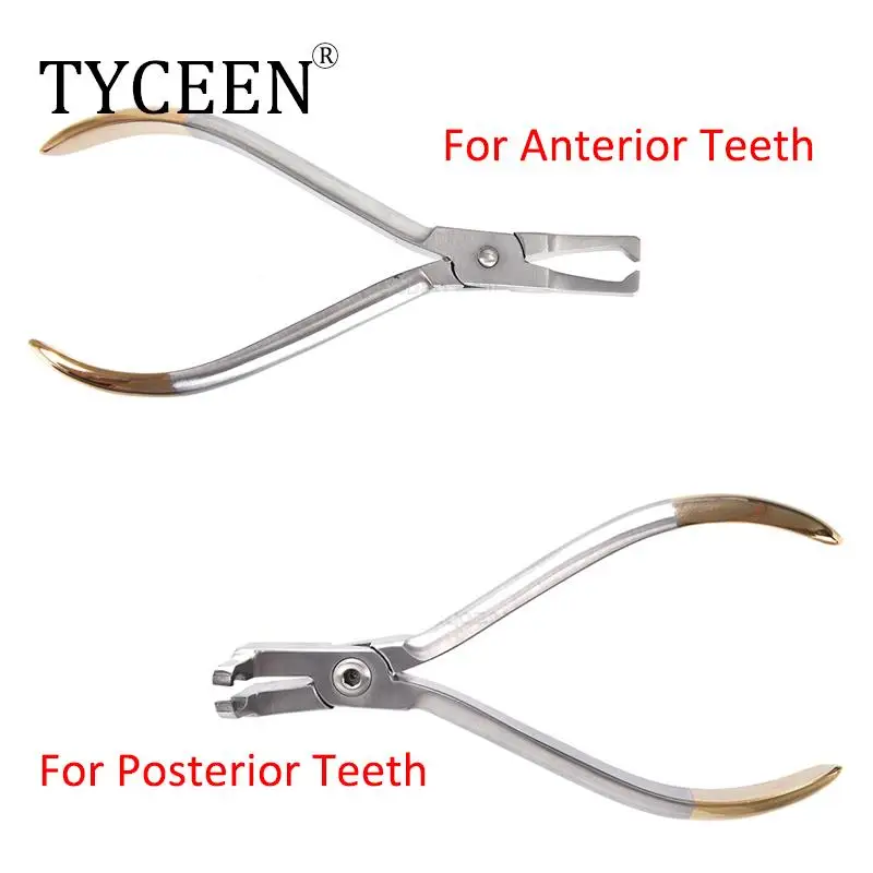 Dental Bracket Removing Pliers for Anterior Teeth or Posterior Teeth Stainless Steel Orthodontic Tools Forceps Dentist Pliers