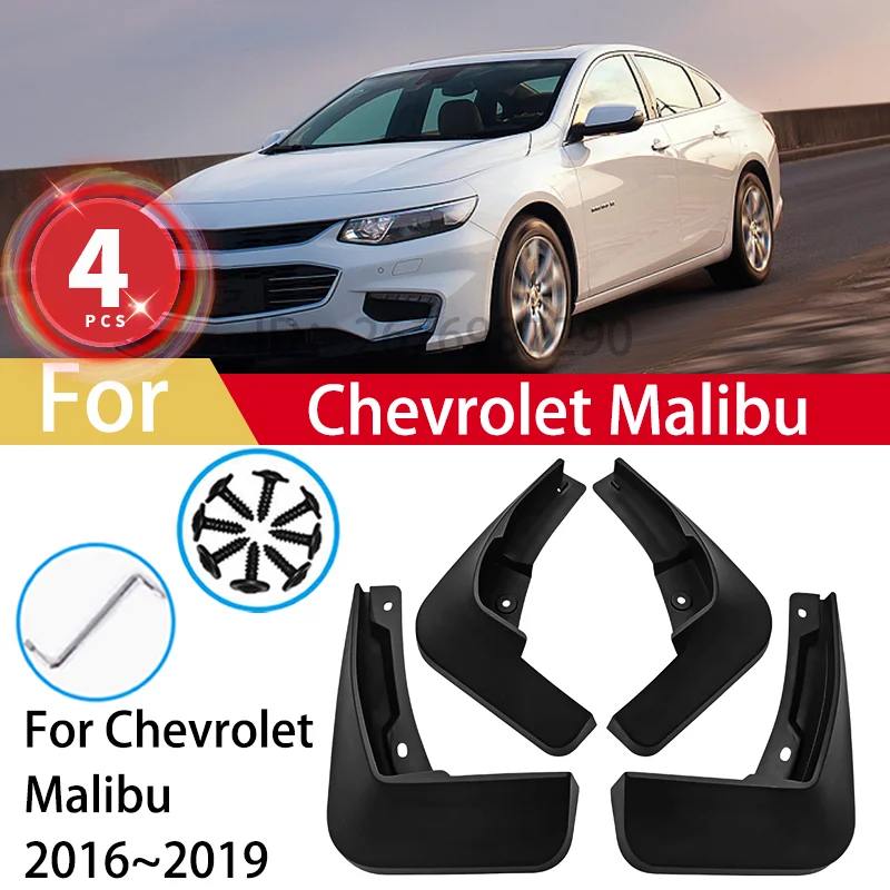 

For Chevrolet Malibu XL 2016 2017 2018 2019 Mk9 Mud Flaps Splash Guards MudFlaps Front Rear Fender Mudguards Car Accessories