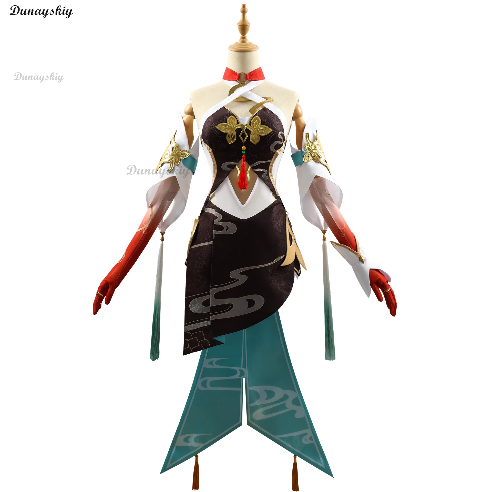 게임 혼카이: 스타 레일 링샤 코스프레, 애니메이션 여성 패션, 코스튬 역할 놀이 의류, 할로윈 카니발 복장, 풀 세트