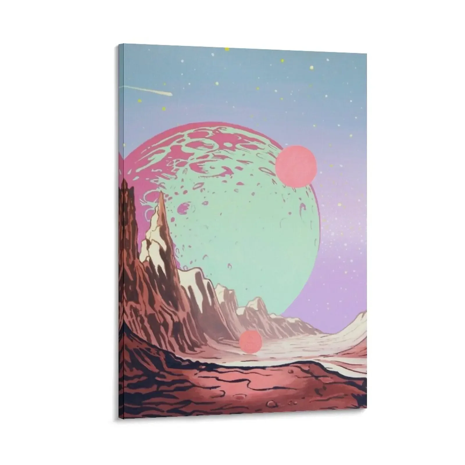 

Green Moon Canvas Painting anime poster modern home decoration living room decoration room decorations aesthetic