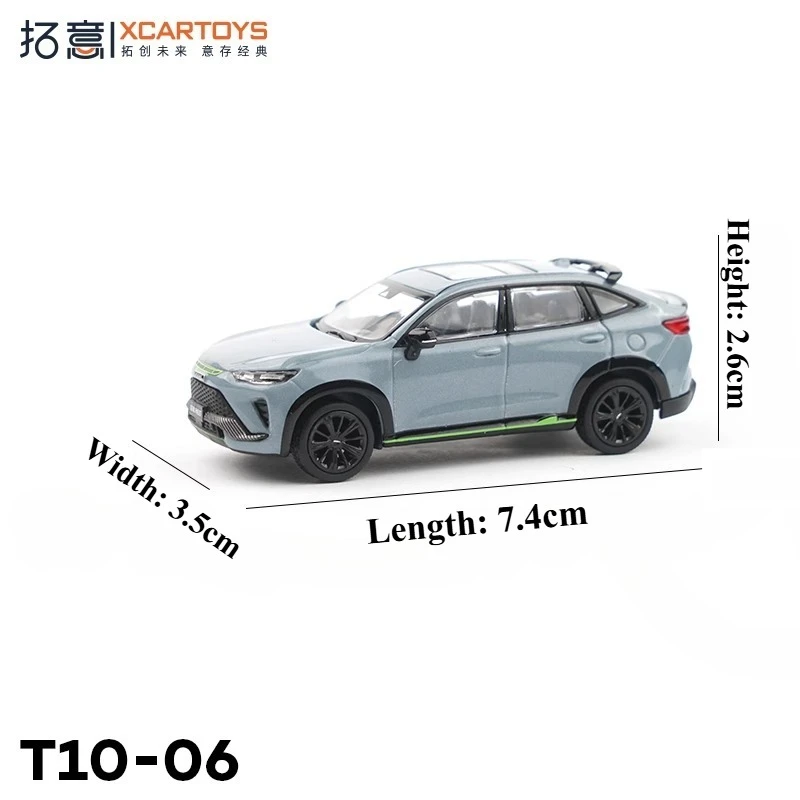 

XCARTOYS 1:64 HavalH6S Alloy Car Static Model Mini Vehicles Adult Collectibles Decorations Children's Birthday Gift Teenage Toys