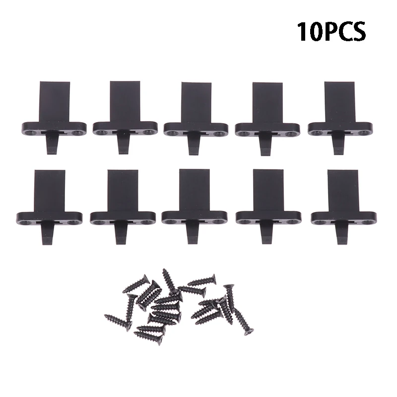 10PCS Servo Connector Bracket Mounting Connector For RC Airplane Model Connector Holder 2.7*2.3cm/1.06*0.9in New